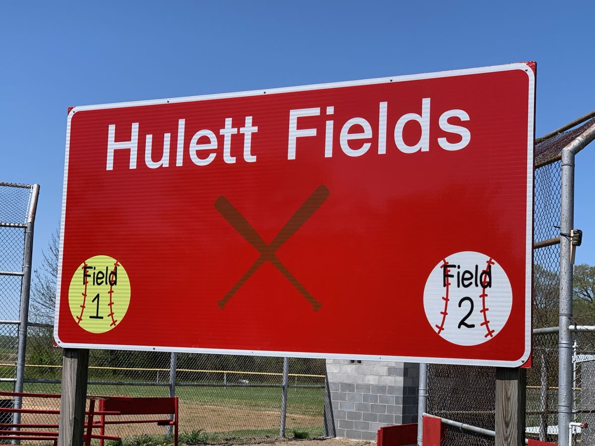 New sign for Hulett Field